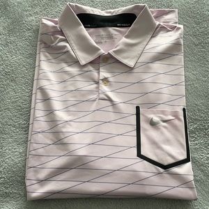 Nike Golf Polo - Large: Pink